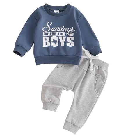 Toddler Boy Clothes Pretty Fly for A Little Guy Outfit Long Sleeve Sweatshirt Top Jogger Pants Cute 2Pcs Set 0-3T