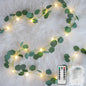 suddus Vine with Fairy Lights Battery Operated, 33ft 100 LED Ivy String Lights with Remote, Leaf Lights for Bedroom, Room, Wall, Garden, Party, Wedding Decor (Warm White)