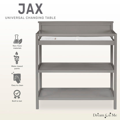 Dream On Me Jax Universal Changing Table, Blush Pink , 34x20x40 Inch (Pack of 1)
