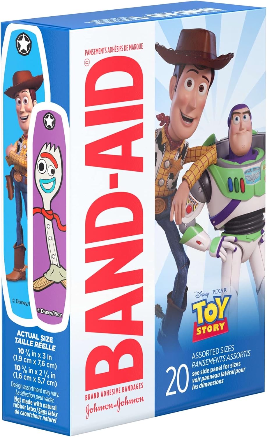 Band-Aid Disney/Pixar Toy Story 4 Assorted Sizes Adhesive Bandages (Pack of 2)