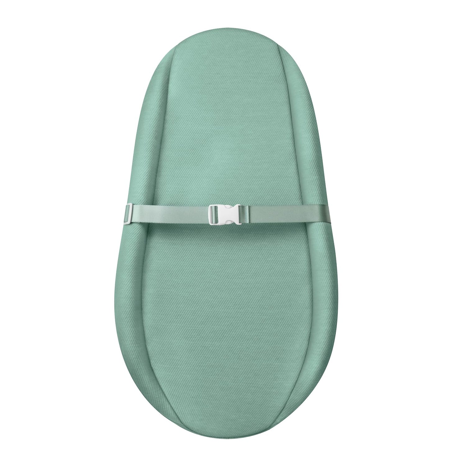 Blissful Diary Baby Changing Pad with Waterproof Lining Foam, Includes a Soft & Washable Cover, Contoured Changing Table Pads for Dresser Top with Non-Slip Bottom, 32”×16” (Grey, Avocado)
