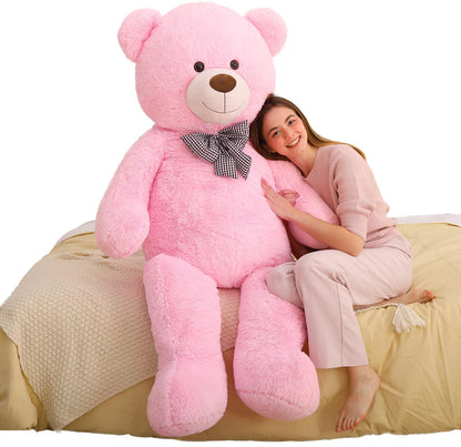 MaoGoLan Giant Big Teddy Bear 4 Feet 47 inch Life Size Tan Plush Bear Brown Stuffed Animal for Children Boyfriend