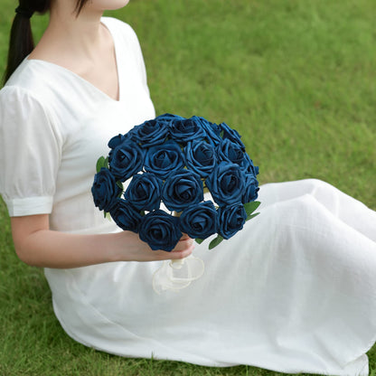 Artificial Flowers Combo, Fake Flowers for DIY Tables Centerpieces Baby Shower Bridal Shower Wedding Bouquet Arrangements Party Candle Holder Cake Decor Flower Home Decorations
