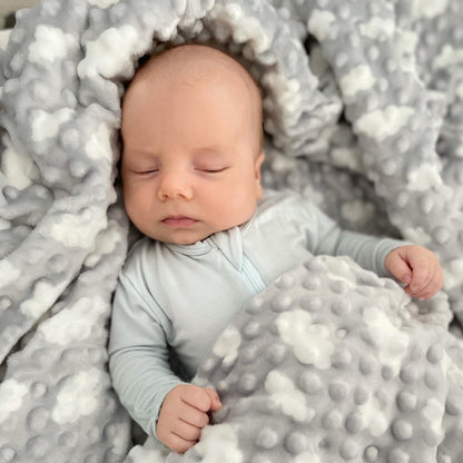 Ultra-Soft Baby Blanket for Girls & Boys – Large 47"x47" Cloud Blanket, Lightweight and Breathable, Neutral Designs for Newborn, Infant, Toddler