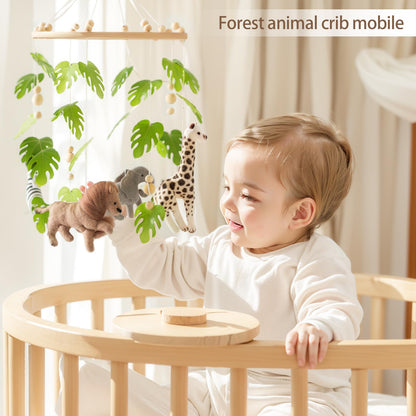 Baby Crib Mobile for Boys Girls| Boho Nursery Mobile| Gender Neutral Hand-Crocheted Mobile| Ceiling Mobile - Stars, Clouds, Moon