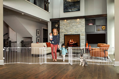 Regalo 192-Inch Super Wide Adjustable Baby Gate and Play Yard, Black, 4-in-1, Bonus Kit, Includes 4 Count (Pack of 1) of Wall Mounts