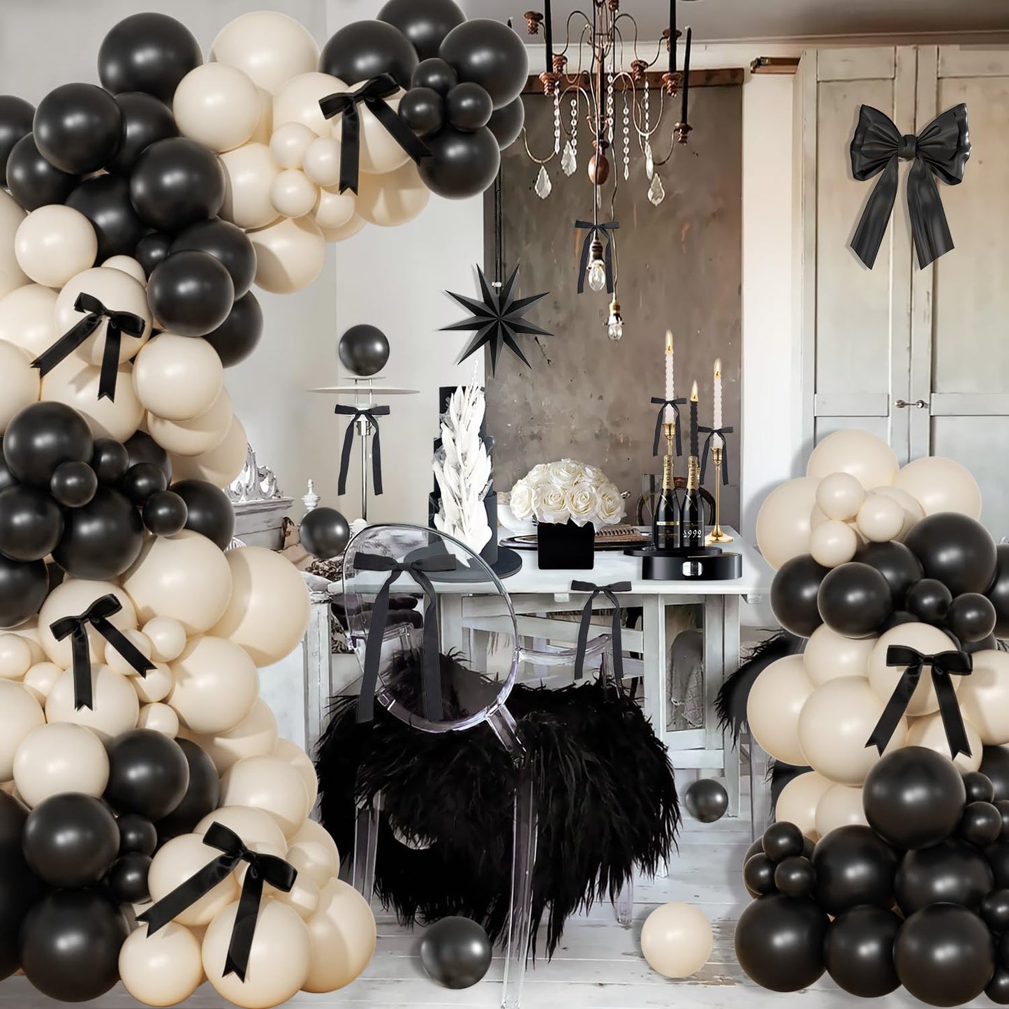 Dusty Pink Balloon Arch Kit 126 Pcs Pink and Sand White Balloon Arch Garland Kit Include Dusty Pink Sand White Balloons for Wedding Birthday Baby Shower Gender Reveal Decorations