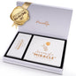 Keepsake Memory Book for Baby Boy or Girl First 5 Years, All-in-One Keepsake Box with Wax Seal Kit and Footprint Kit Included, Elegant Milestone Scrapbook Gift Set with Photo Album