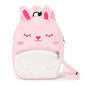 mibasies Toddler Backpacks for Girls 2-4: Plush Backpack -3D Animal Cartoon Mini Travel Bag -10 inch Toddler Backpack Leash