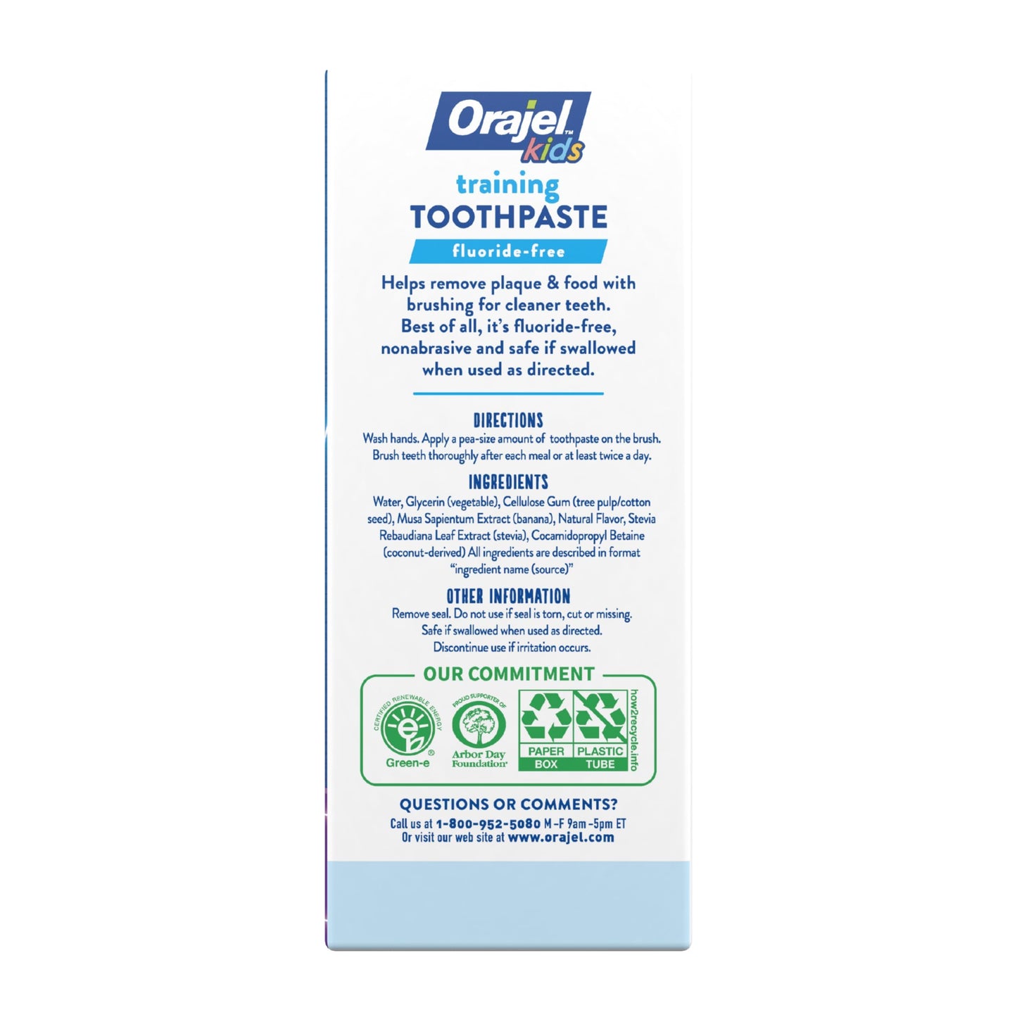 Orajel Kids Paw Patrol Fluoride-Free Training Toothpaste, Natural Fruity Fun Flavor, #1 Pediatrician Recommended , 1.5oz Tube