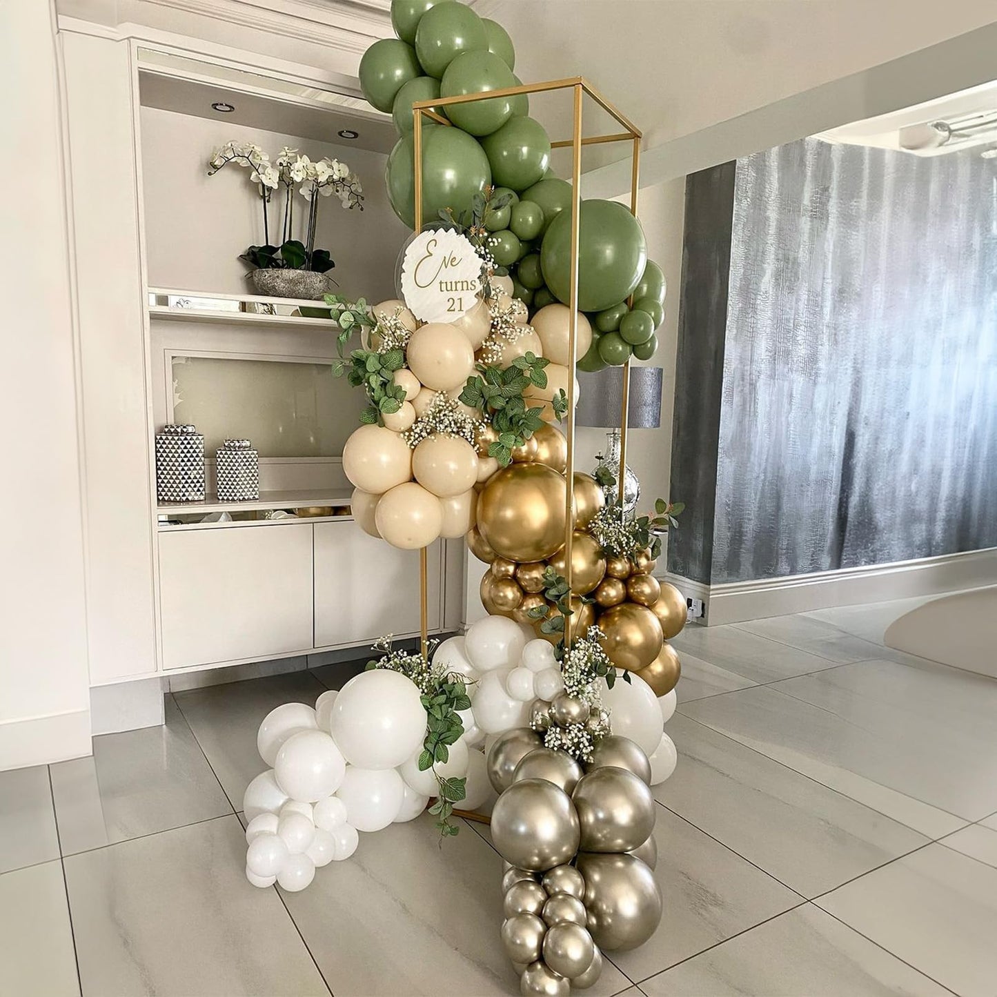 Neutral Balloons Arch Kit, Pink Beige Boho Balloons Garland with Double Stuffed Sand White Balloon for Baby Shower Birthday Wedding Bridal Shower Party Decorations