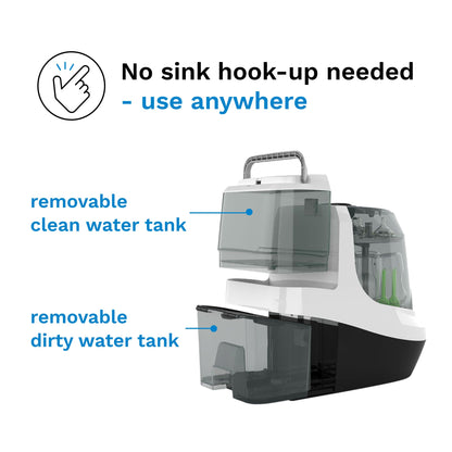 Baby Brezza Bottle Washer Pro - Baby Bottle Washer, Sterilizer + Dryer - All in One Machine Cleans Bottles, Pump Parts, & Sippy Cups - Replaces Hand Washing, Bottle Brushes and Drying Racks