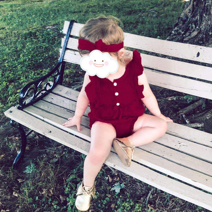 Renotemy Newborn Infant Baby Girl Clothes Rompers Summer Jumpsuits Short Sleeve Romper Infant Baby Clothes Girl