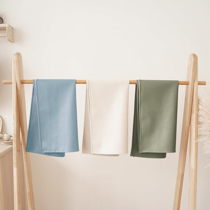 Konssy Faux Leather Baby Changing Mat 2 Pack, Waterproof, Wipeable & Portable Diaper Changing Pad for Travel or Home, Foldable Mat Fits Perfectly in Diaper Bag, 30 x 17 inches (Brown,Beige)