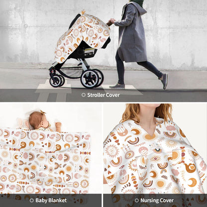 Butterfly Car Seat Cover for Baby in Winter Summer, Nursing Cover for Mom Butterfly Baby Stuff for Baby Girl Boy