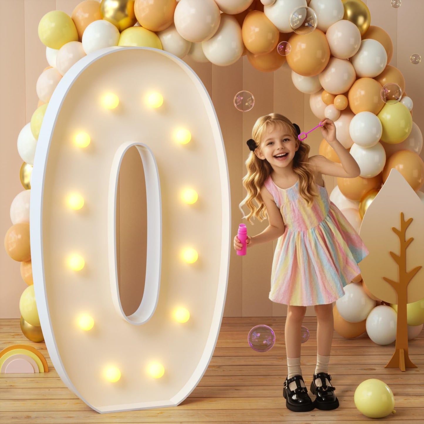 imprsv Marquee Light Up Letters, 3FT Mosaic Letters with Light for Baby Shower Graduation Party Decor, Large A for Engagement Wedding Party Decorations (Need to Assemble)
