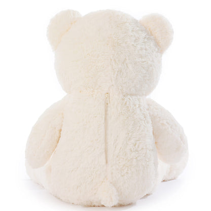Poutmac Big Pink Teddy Bear 4Ft Giant Stuffed Animal Plush Toy for Girlfriend Women Kids for Valentines Christmas Birthday