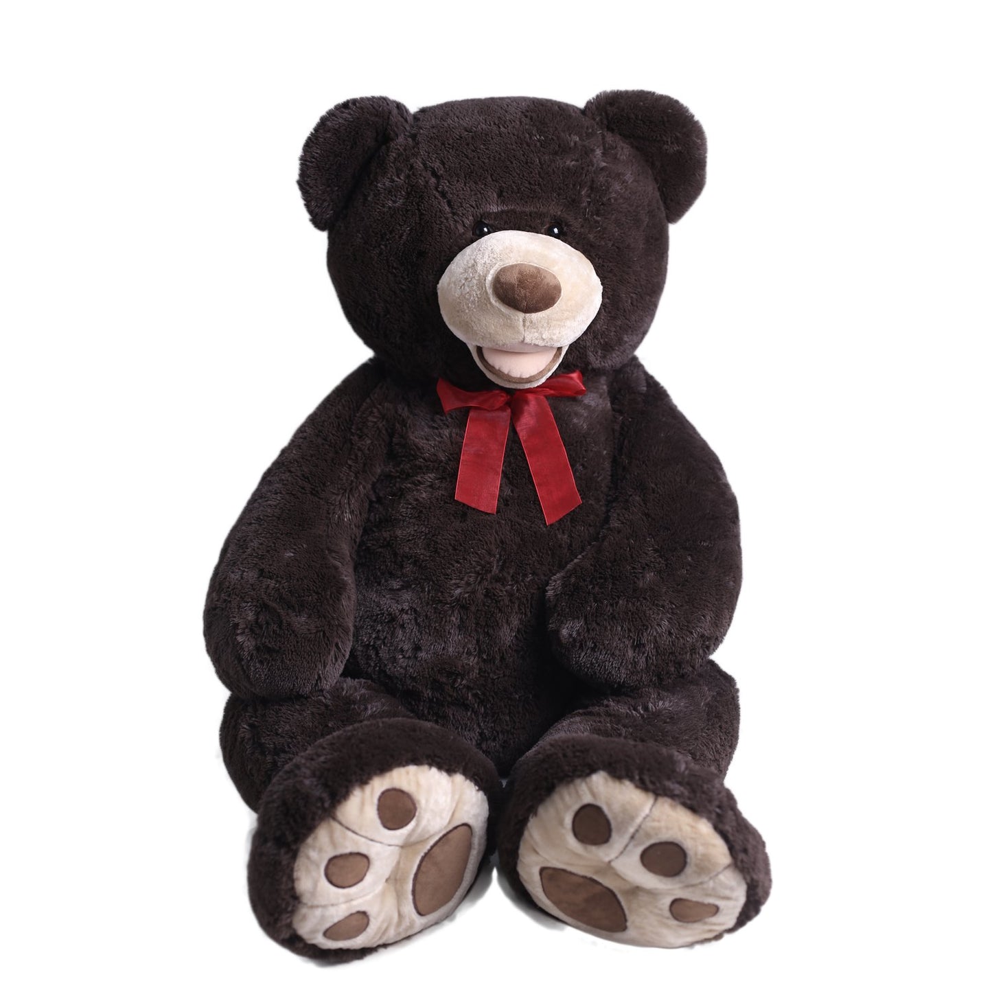 HollyHOME 6ft Teddy Bear Giant Teddy Bear Stuffed Animal with Embroidered Paws Holiday Valentine's Toy Gift for Girlfriend Kids 72 inches Brown