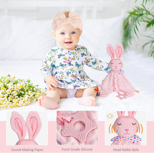 Baby Girl Gifts,New Mom Gifts, for Girls,Unique Baby Gifts Basket Essential Stuff,Gender Reveal Gifts,Onesie,Blanket,Rattle, Socks,Gift Card