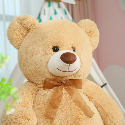 51 inch Big Teddy Bear Cute Giant Stuffed Animals Soft Plush Toy for Girlfriend Kids for Birthday Christmas Valentine's Day