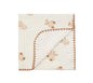 Baby Blanket Double Layer Cotton 40 x 40 Soft Receiving Blanket with Pattern Machine Washable Brown Bear