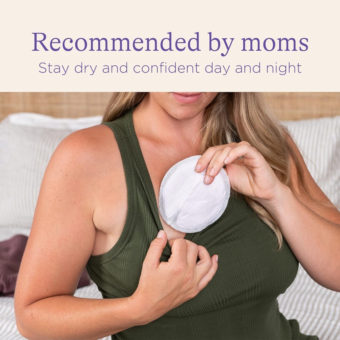 Lansinoh Stay Dry Disposable Nursing Pads for Breastfeeding, 108 Pads