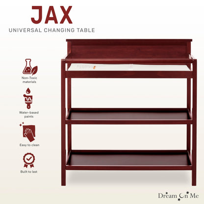 Dream On Me Jax Universal Changing Table, Blush Pink , 34x20x40 Inch (Pack of 1)