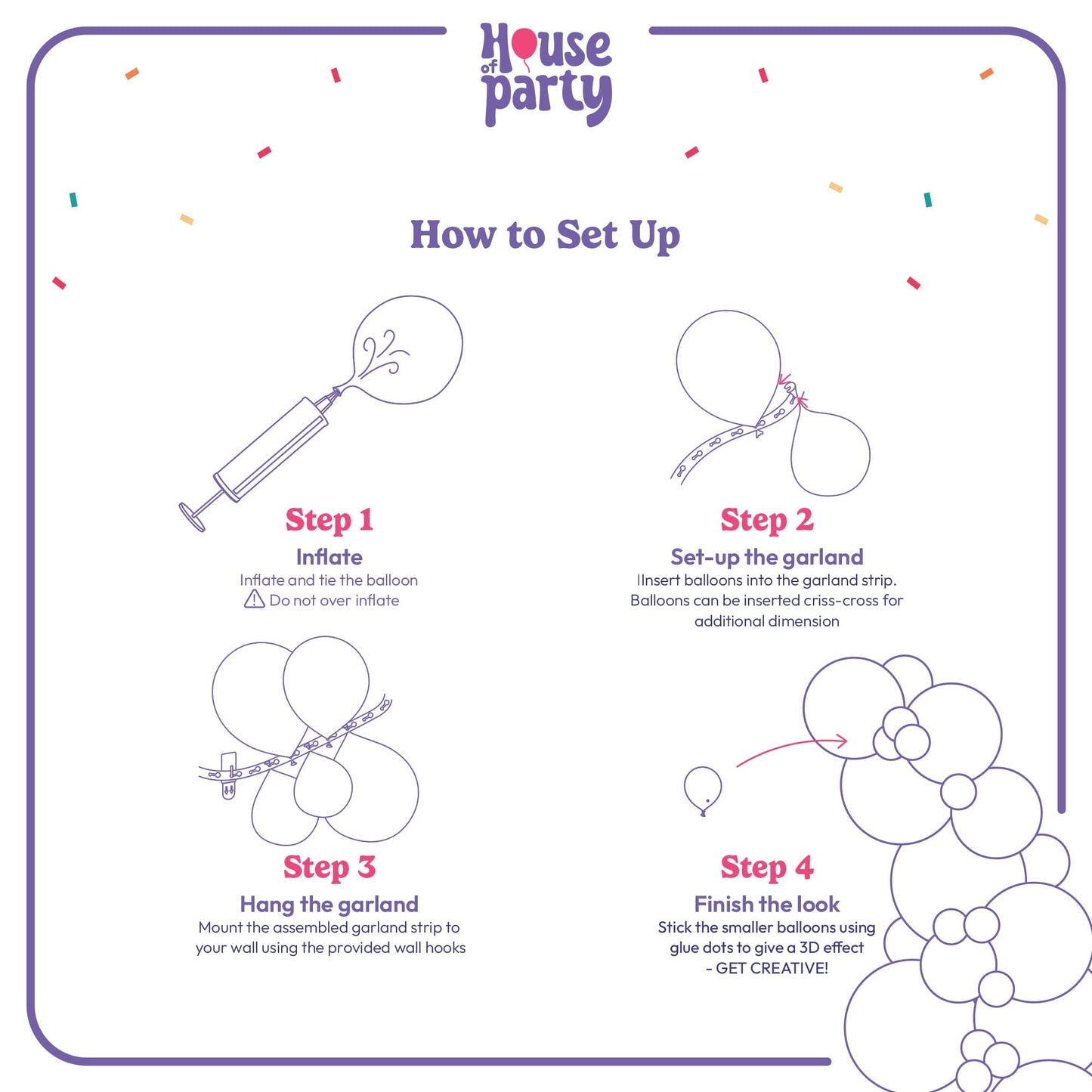 HOUSE OF PARTY 140PCS Pastel Rainbow Balloon Arch Garland Kit - Balloon Arch Kit-Birthday Balloons, Globos para Decoracion de Fiestas | Ideal for valentines day Baby Shower Party Decorations
