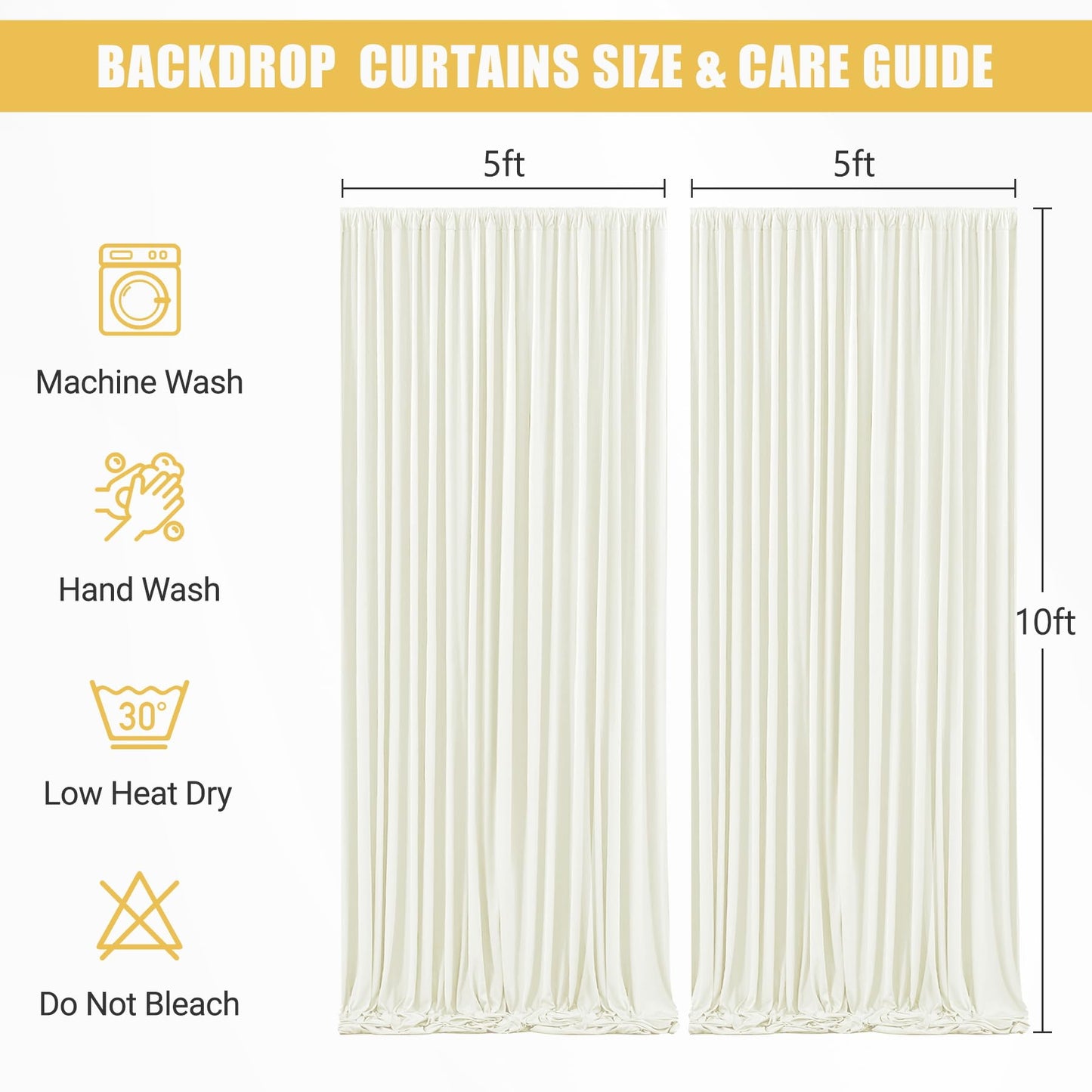 10x10ft Pink Backdrop Curtain with Lights String for Parties Wedding Wrinkle Free Soft Curtains Photo Backdrop Drapes for Girls Birthday Baby Shower Background Decorations 5x10ft, 2 Panels