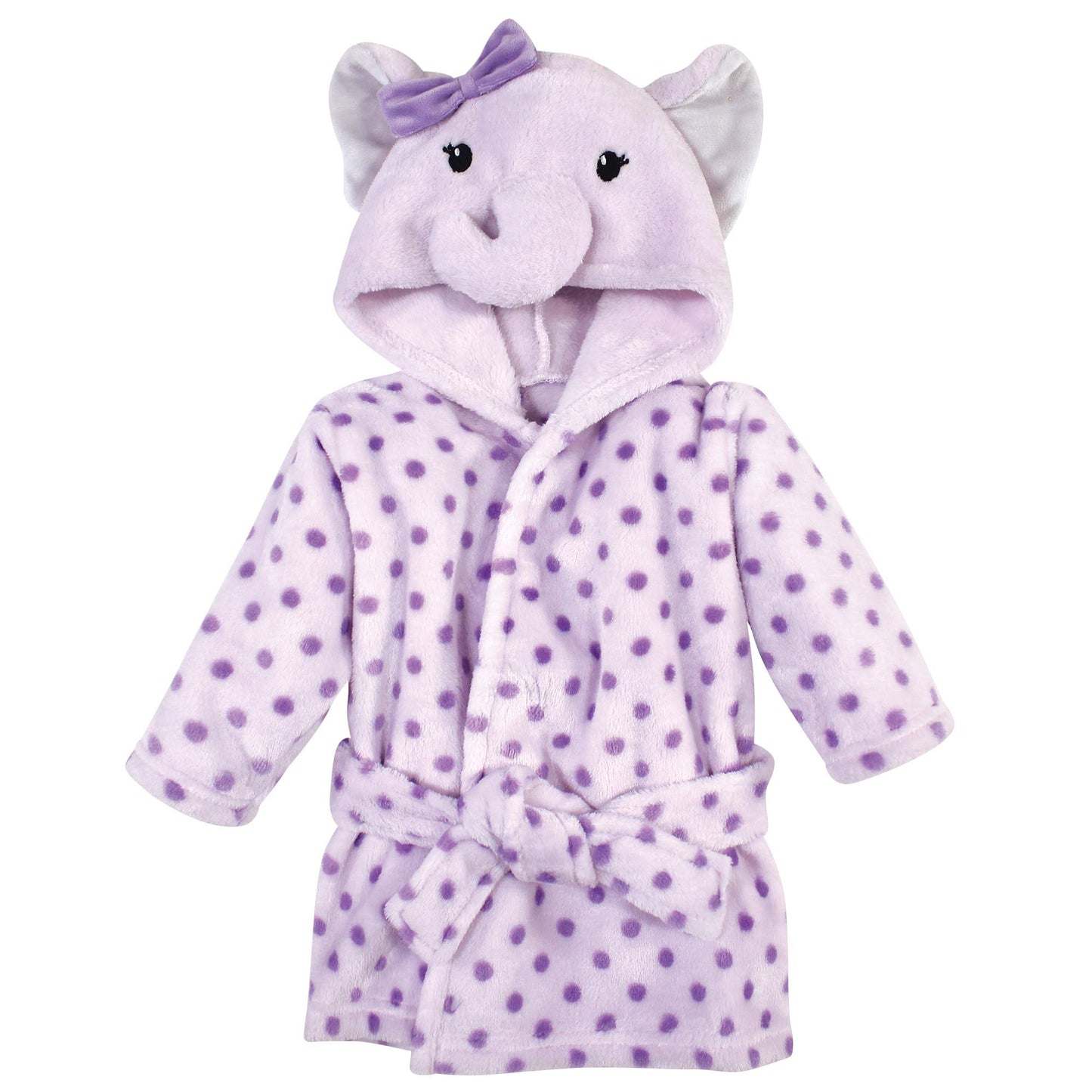 Hudson Baby Unisex Baby Plush Animal Face Bathrobe