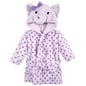 Hudson Baby Unisex Baby Plush Animal Face Bathrobe