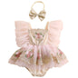 Mubineo Baby Girl Summer Clothes Lace Romper Skirt Dress Princess Outfits Sleeveless Flower Newborn Outfit