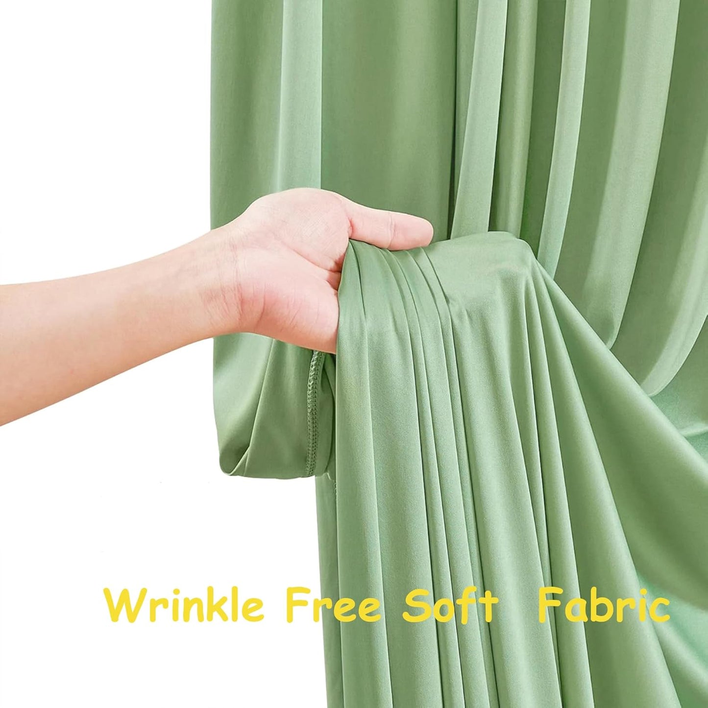 10x10ft Pink Backdrop Curtain with Lights String for Parties Wedding Wrinkle Free Soft Curtains Photo Backdrop Drapes for Girls Birthday Baby Shower Background Decorations 5x10ft, 2 Panels