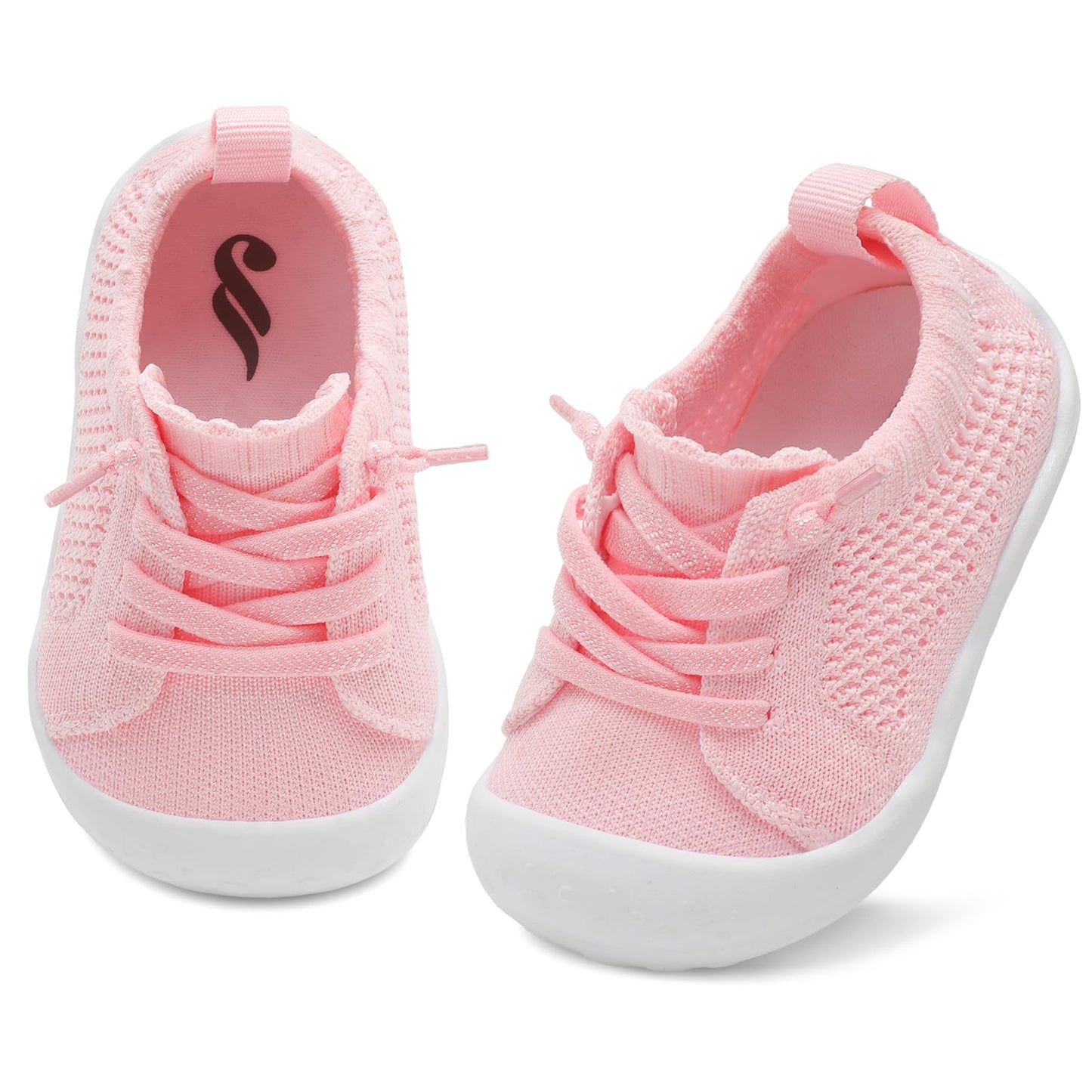 JIASUQI Baby Shoes for Toddler Boys Girls Sneakers Slip on Walking Shoes for Babies