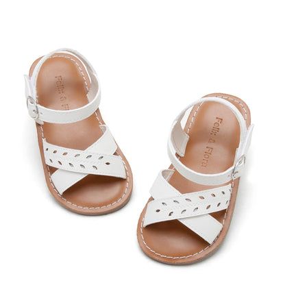 Felix & Flora Toddler Girl Sandals - Little Girl Easter Summer Dress Shoes Lightweight Open Toe Beach Holiday.