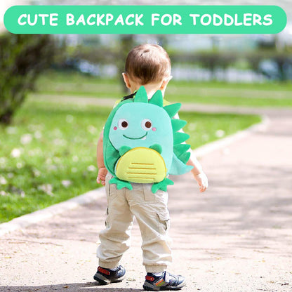 VASCHY Toddler Backpack, Baby Boys and Girls Cute Plush Animal Small Daycare Backpack for Baby Little Kids Yellow Cat