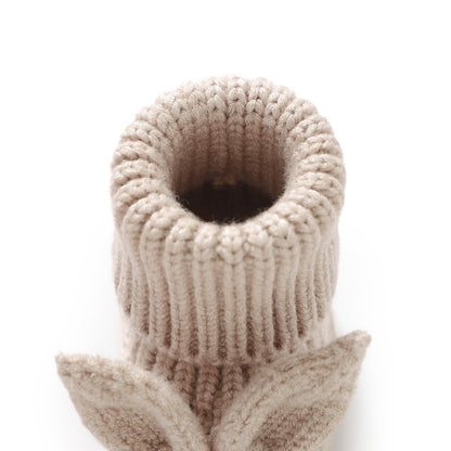 Baby Booties Newborn First Walkers Soft Knit Boots Warm Knitted Crib Shoes for Boy Girl Crochet Infant Sock