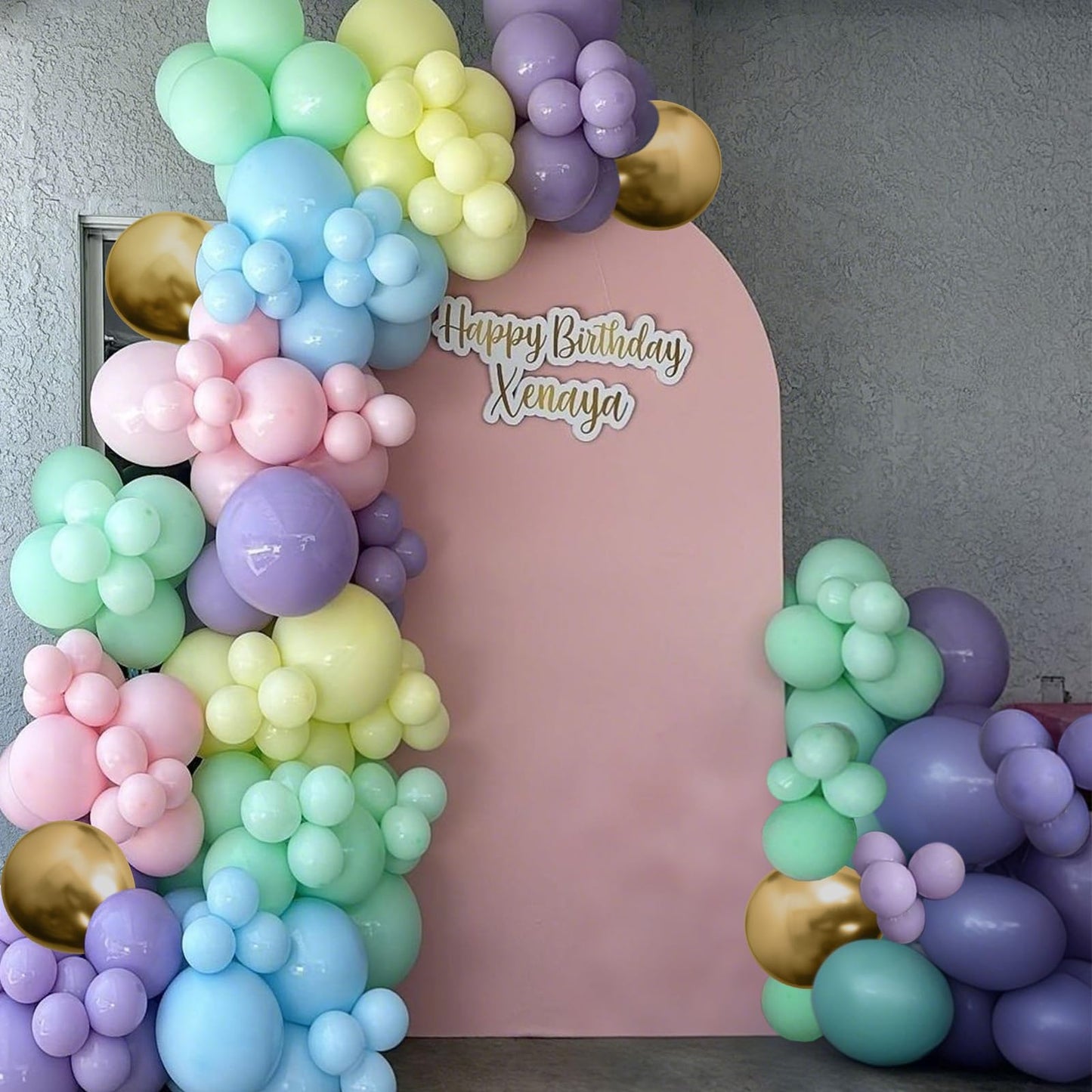 Neutral Balloons Arch Kit, Pink Beige Boho Balloons Garland with Double Stuffed Sand White Balloon for Baby Shower Birthday Wedding Bridal Shower Party Decorations