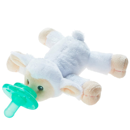 Nookums Paci-Plushies Buddies - Alligator Pacifier Holder - Adapts to Name Brand Pacifiers, Suitable for All Ages, Plush Toy Includes Detachable Pacifier