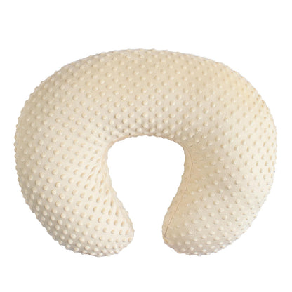 OWLOWLA Nursing Pillow Cover, Breastfeeding Pillow Slipcover Fits Nursing Pillow for Baby Boy Girl(Blush Pink)