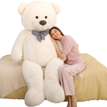 MaoGoLan Giant Big Teddy Bear 4 Feet 47 inch Life Size Tan Plush Bear Brown Stuffed Animal for Children Boyfriend