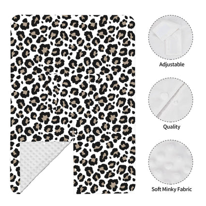 9CH Car Seat Covers for Babies, Peekaboo Opening Minky Car Seat Cover for Baby Mom Nursing Breastfeeding Covers, Winter Minky Baby Carrier Cover for Girls Boys (Black Star)