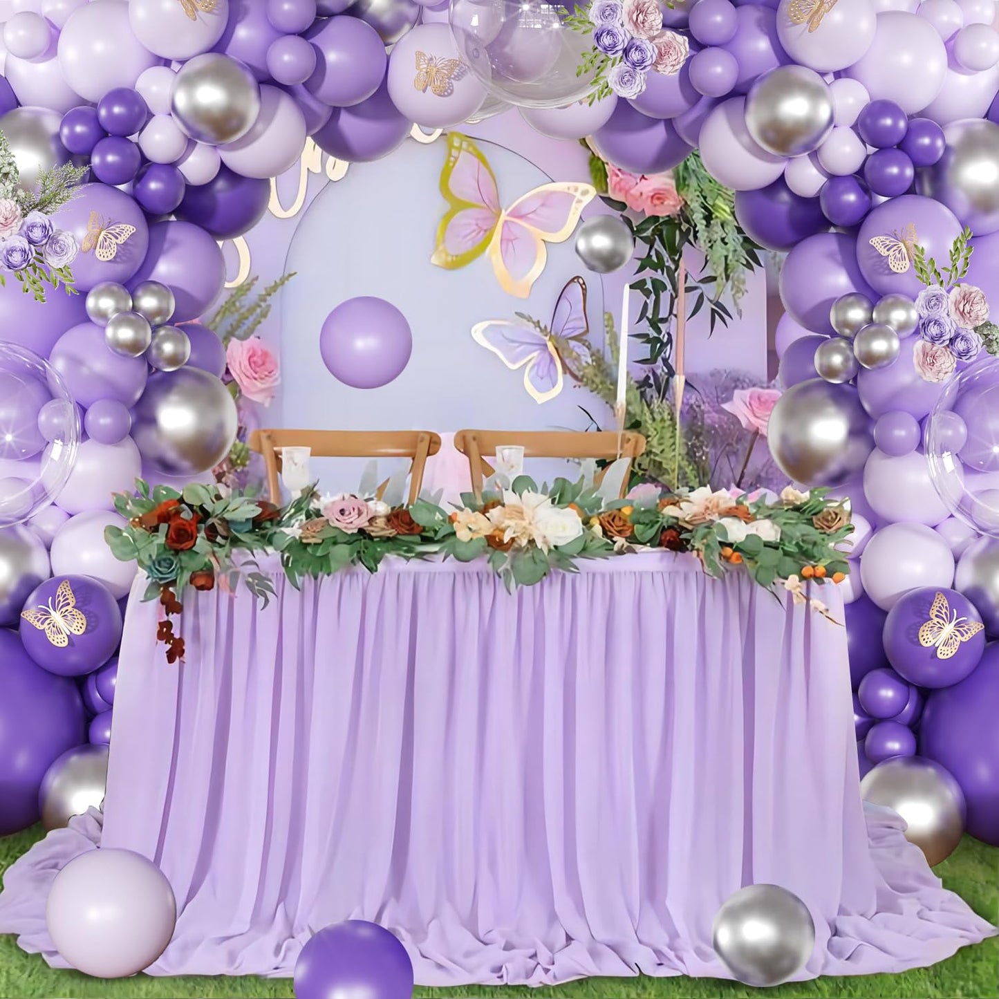 Pink and White Balloon Arch Kit, 138 Pcs Pink and Gold Balloon Garland Arch Kit Include Pastel Pink White Gold Confetti Balloons for Birthday Baby Shower Wedding Bridal Shower Party