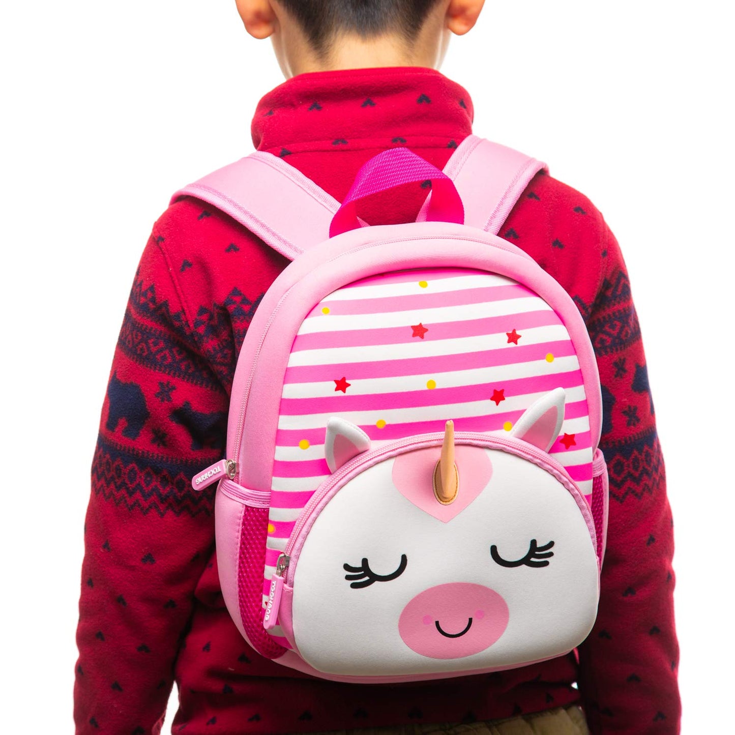 KK CRAFTS Preschool Backpack Toddler Neoprene Animal Schoolbag Lunch backpack for Kids Boys Girls(Dinosaur)