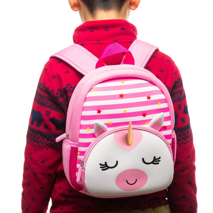 KK CRAFTS Preschool Backpack Toddler Neoprene Animal Schoolbag Lunch backpack for Kids Boys Girls(Dinosaur)