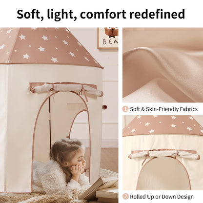 Sumbababy Kids Tent with Crawl Tunnel: Ball Pit Tent for Toddlers - Ball Pit Tunnels for Young Children - Pop Up Baby and Toddler Tent for Indoor & Outdoor