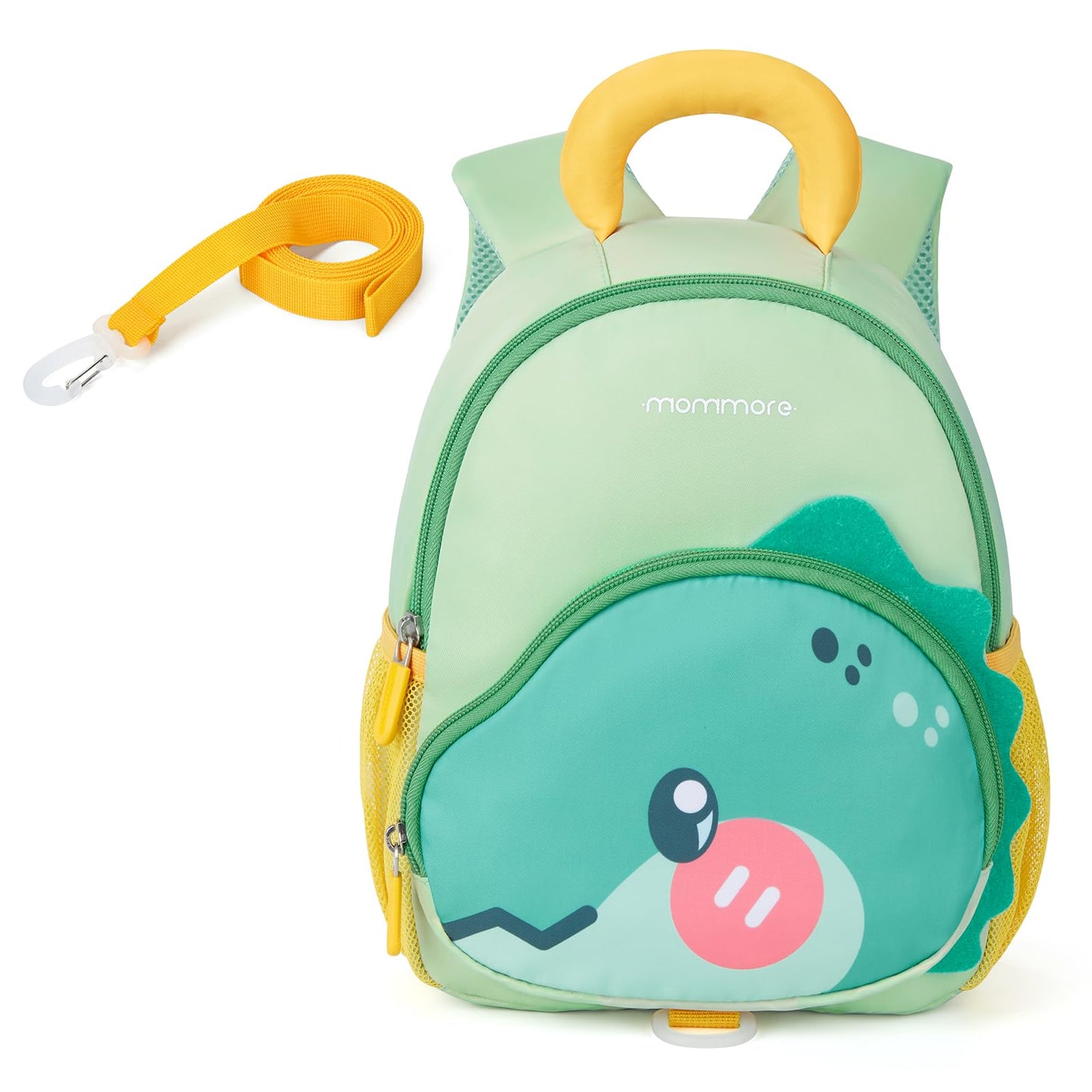 mommore Toddler Backpack for Girls 2-4 Cute 3D Kids Backpack Butterfly Small Pre-K Backpacks Water-Resistant for Preschool Kindergarten with Toddler Leash, Chest Buckle