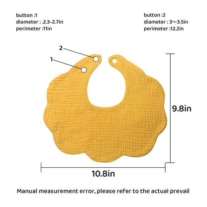 Baby Bibs Muslin Drool Teething Drooling Bibs for Baby Girl Boy Muslin Cotton