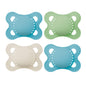 MAM Original Matte Baby Pacifiers, Binky for Boys 0-6 Months, BPA-Free Silicone Nipple, Easy to Clean, Best for Newborn Babies, Developed with Medical Experts, 2 Count Binkies with Sterilizer Case