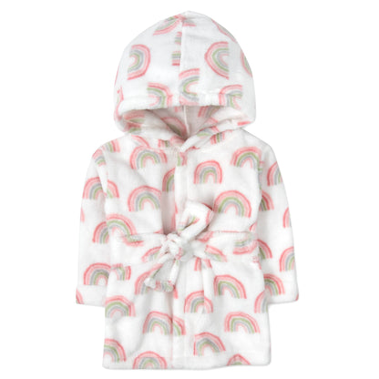 Baby and Infant Bath Robe with Hood and Baby Beach Cover Up for Boys and Girls 0-9 Months (Enchanted Evening)